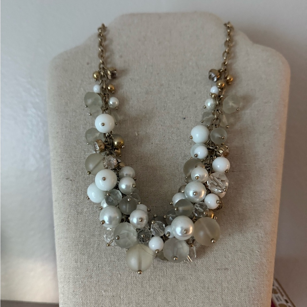 Elegant Multi-Strand Bobble Necklace